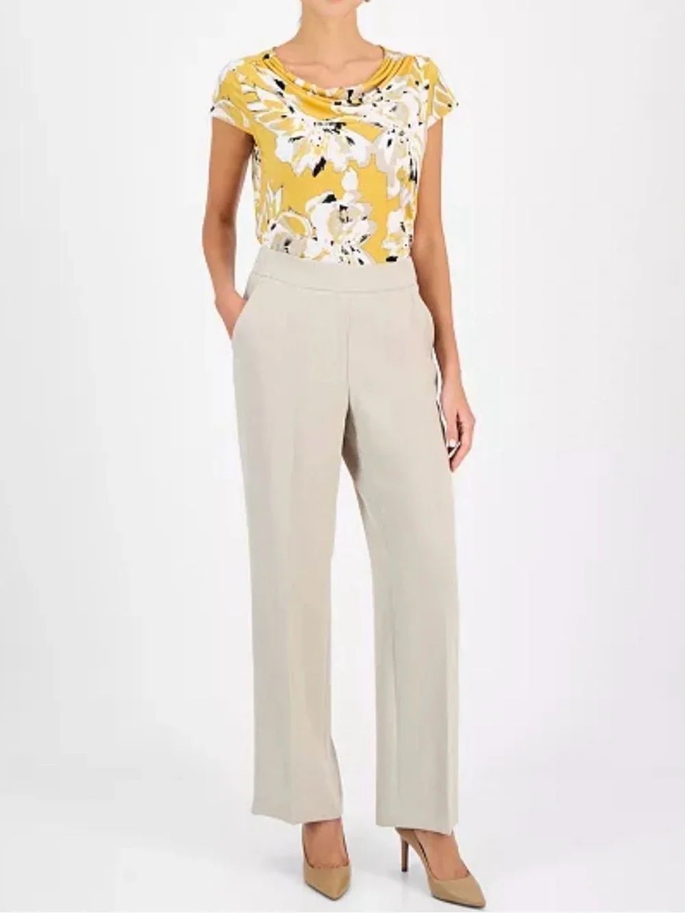 Kasper
Women's Pull-On Mid-Rise Crepe Pants